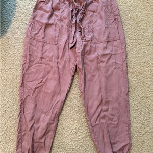 Abercrombie & Fitch Mauve Drawstring Pants